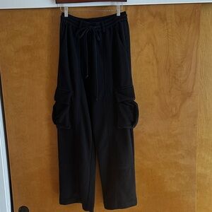 Dressed in LALA Black Cargo Joggers